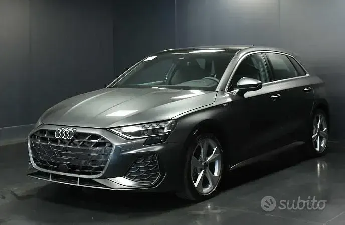 Nuova Audi A3 S-Line 150 CV (110 kW) 2025 Grigio Berlina