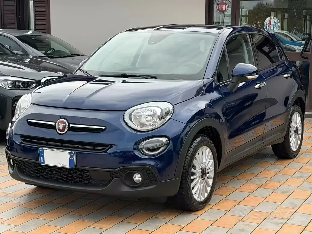 Usata Fiat 500X Connect 130 CV (95 kW) 2022 Blu SUV