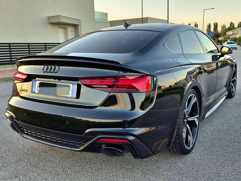 Usata Audi RS5 Sportback Ambiente 450 CV (330 kW) 2021 Nero Berlina