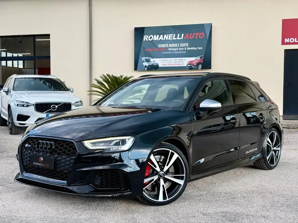 Usata Audi RS3 Ambiente 400 CV (294 kW) 2018 Nero Berlina