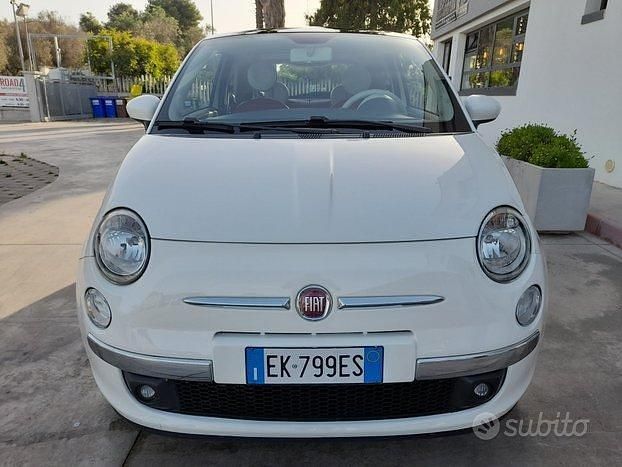 Usata Fiat 500 Lounge 95 CV (69 kW) 2012 Bianco Berlina