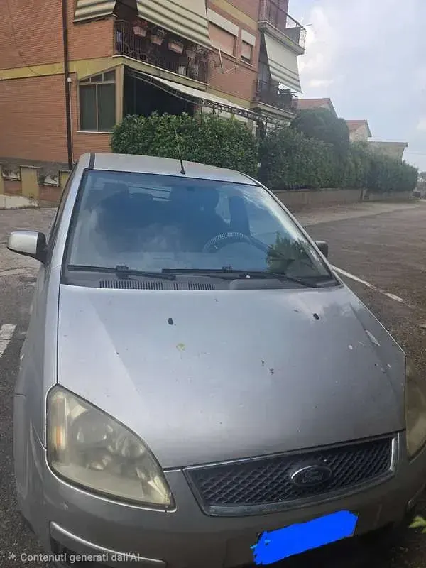 Usata Ford C-MAX 90 CV (66 kW) 2007 Argento Monovolume
