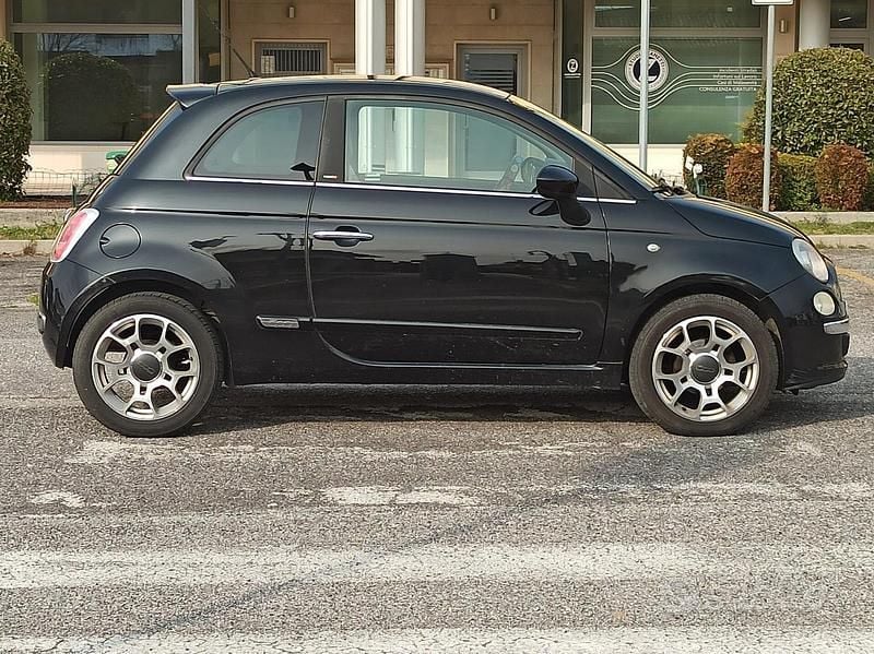 Usata Fiat 500 75 CV (55 kW) 2009 Nero Cabrio