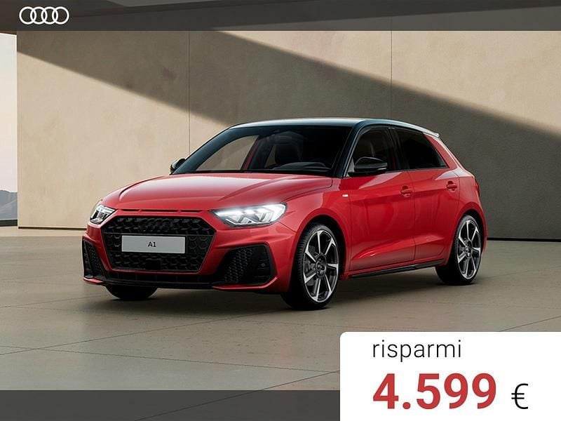Rosso progressivo metallizzato nero mito Nuova 2025 Audi A1 Sportback Design Due volumi | 30.700 € (Cara) - Immagine 1/4