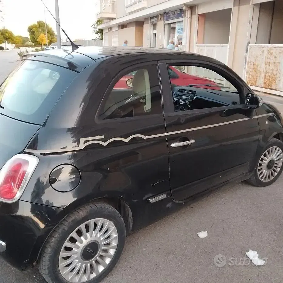 Usata Fiat 500 2008 Nero Berlina