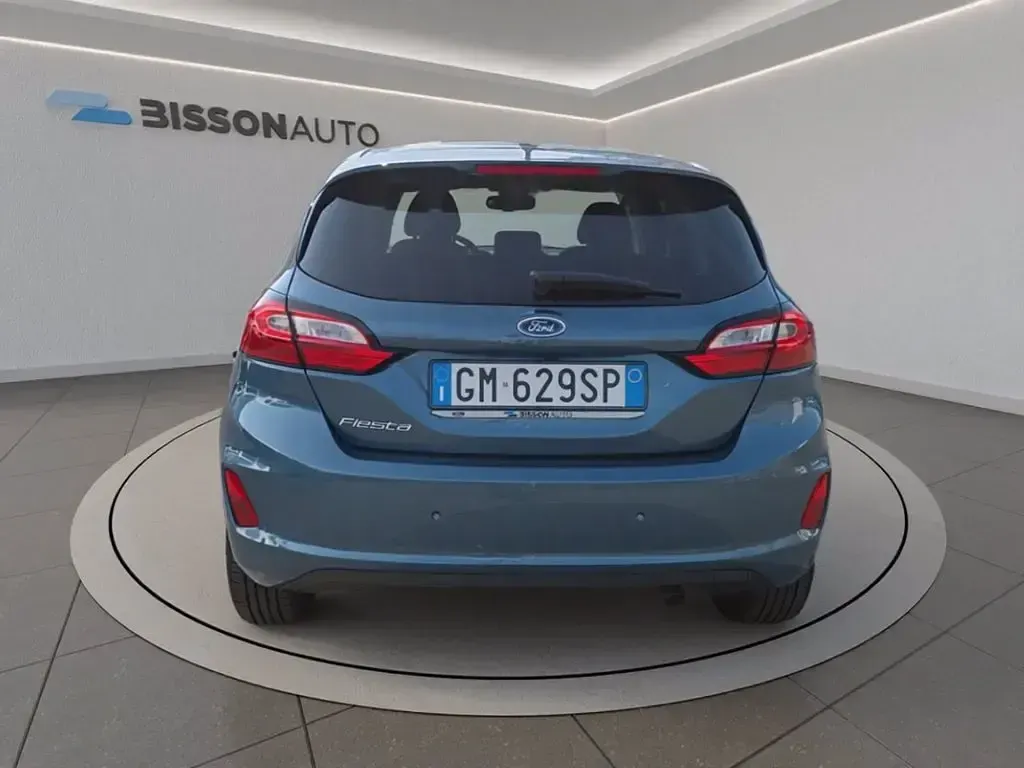 Usado Ford Fiesta Titanium 75 HP (55 kW) 2023 Azul Citadino