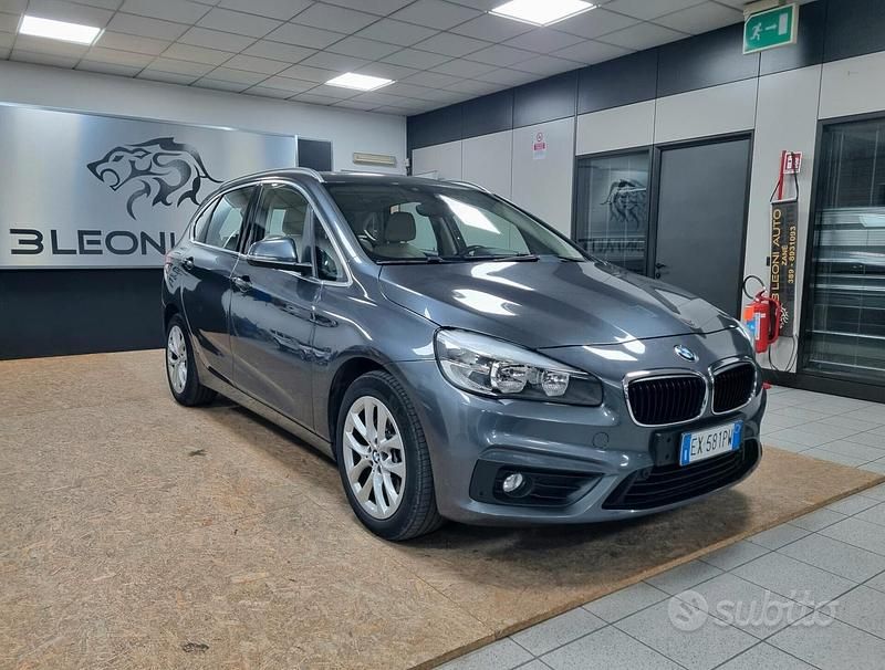 Usata BMW 220 Active Tourer Advantage 190 CV (139 kW) 2015 Grigio Monovolume