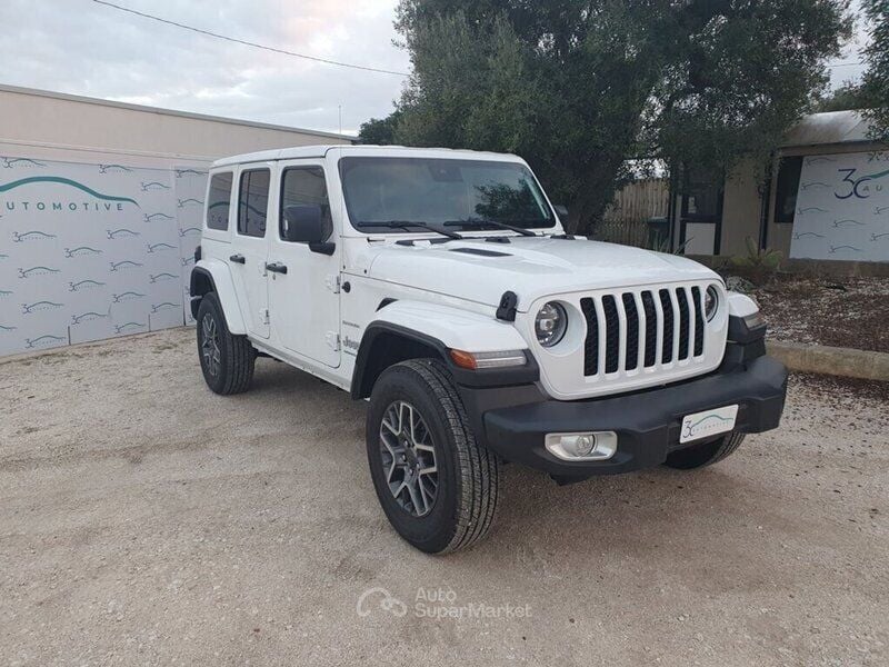 Nuova Jeep Wrangler Sahara 379 CV (278 kW) 2025 Bianco SUV