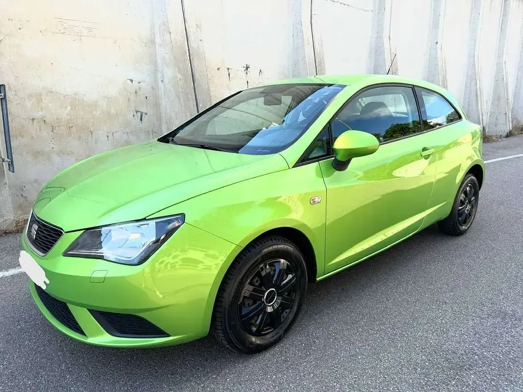 Usata Seat Ibiza 69 CV (50 kW) 2014 Verde Berlina
