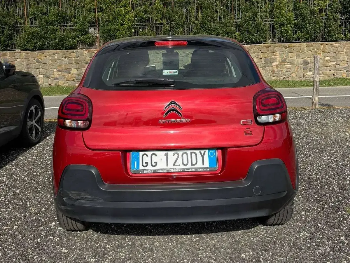 Usata Citroën C3 Feel 102 CV (75 kW) 2021 Rosso Utilitaria