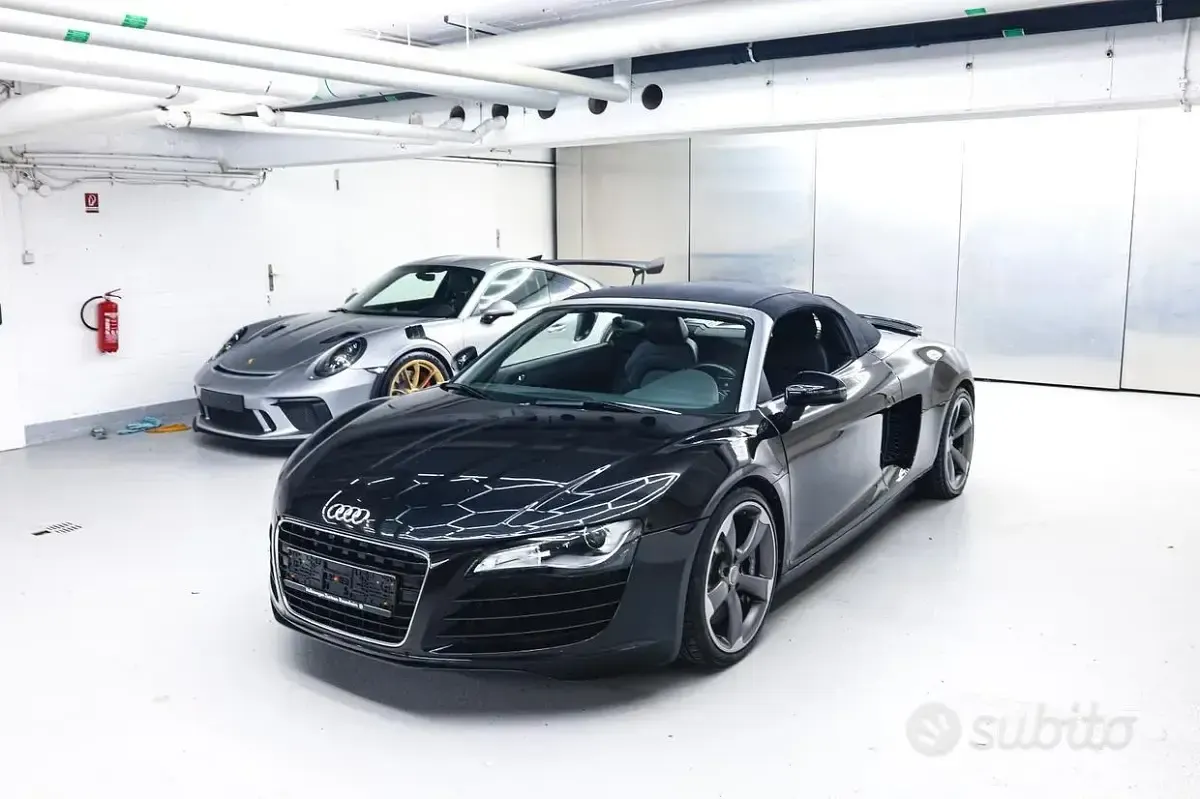Usata Audi R8 Spyder Advanced 430 CV (316 kW) 2012 Nero Cabrio