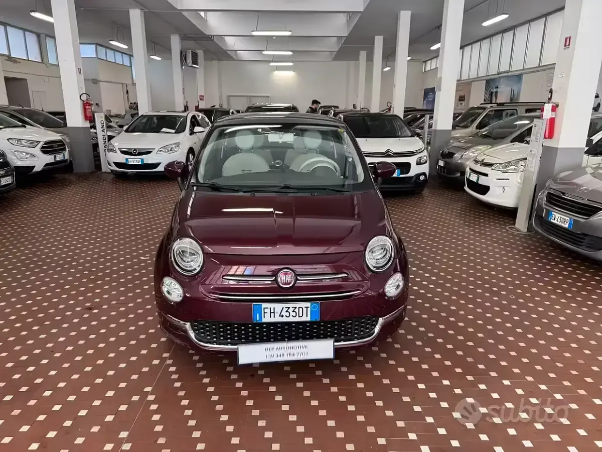 Begagnad Fiat 500 Riva 69 HK (50 kW) 2017 Röd Sedan