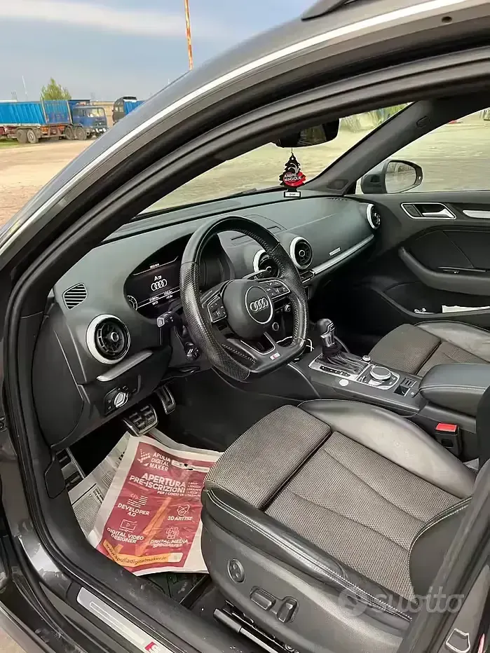 Usata Audi A3 150 CV (110 kW) 2016 Grigio Berlina