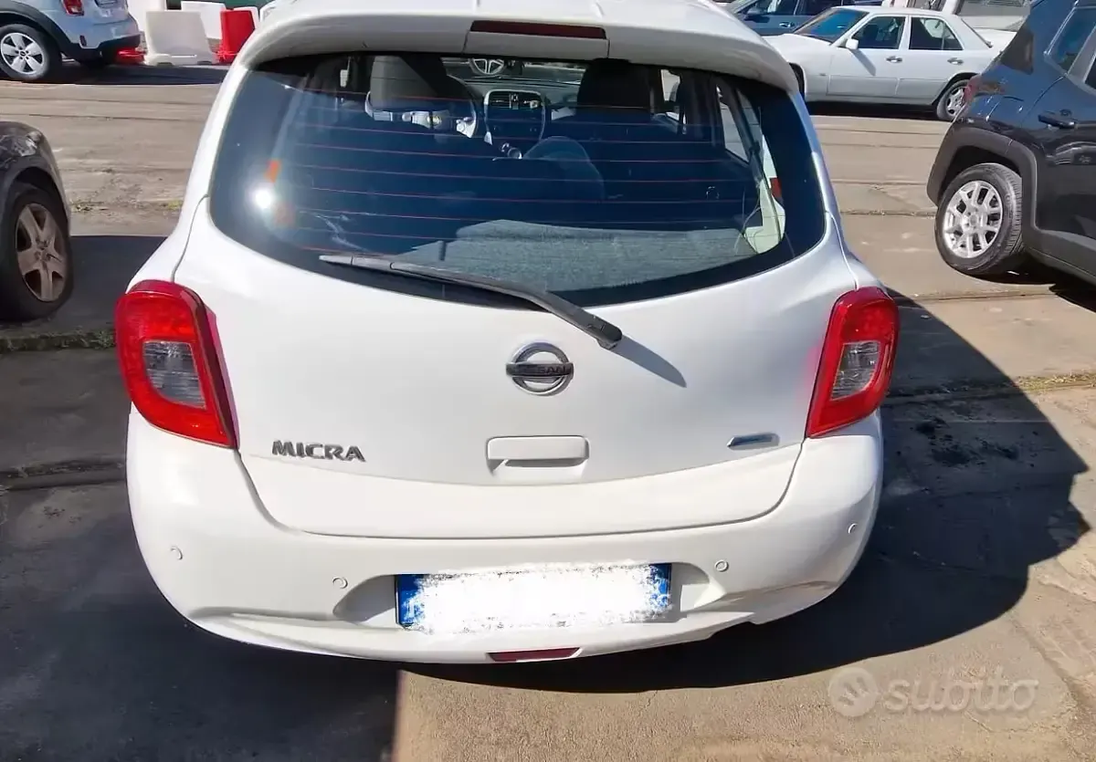 Usata Nissan Micra 80 CV (58 kW) 2014 Bianco Utilitaria