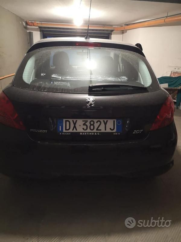 Usata Peugeot 207 95 CV (69 kW) 2008 Nero Berlina