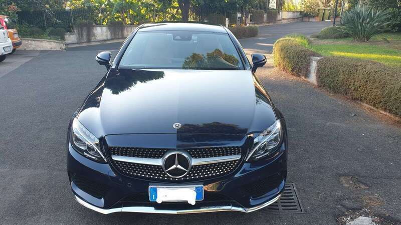 Blu/azzurro Usata 2018 Mercedes C220 Premium Plus Coupé | 25.500 € (Buon prezzo) - Immagine 1/4