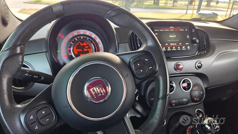 Usata Fiat 500C 69 CV (50 kW) 2019 Nero Cabrio