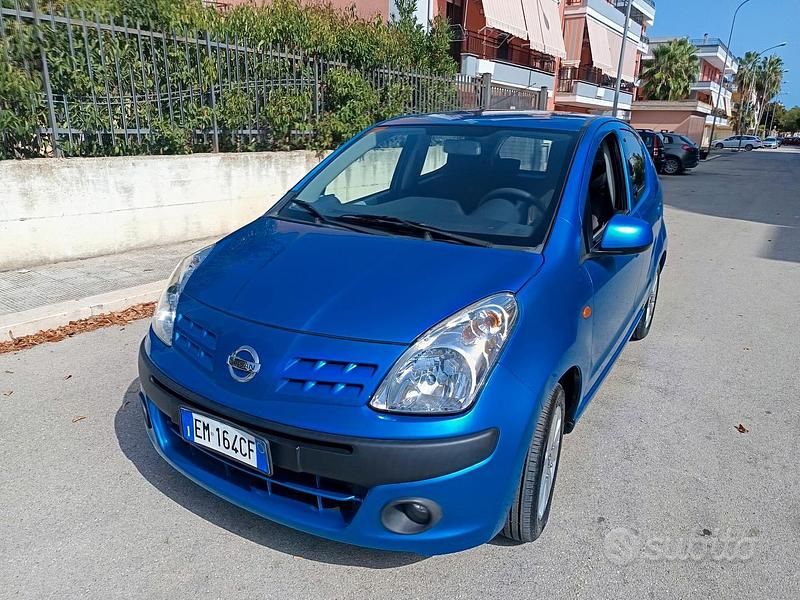 Usata Nissan Pixo Acenta 68 CV (50 kW) 2012 Blu Utilitaria