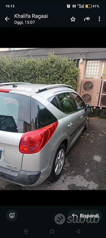 Usata Peugeot 107 68 CV (50 kW) 2009 Grigio Utilitaria