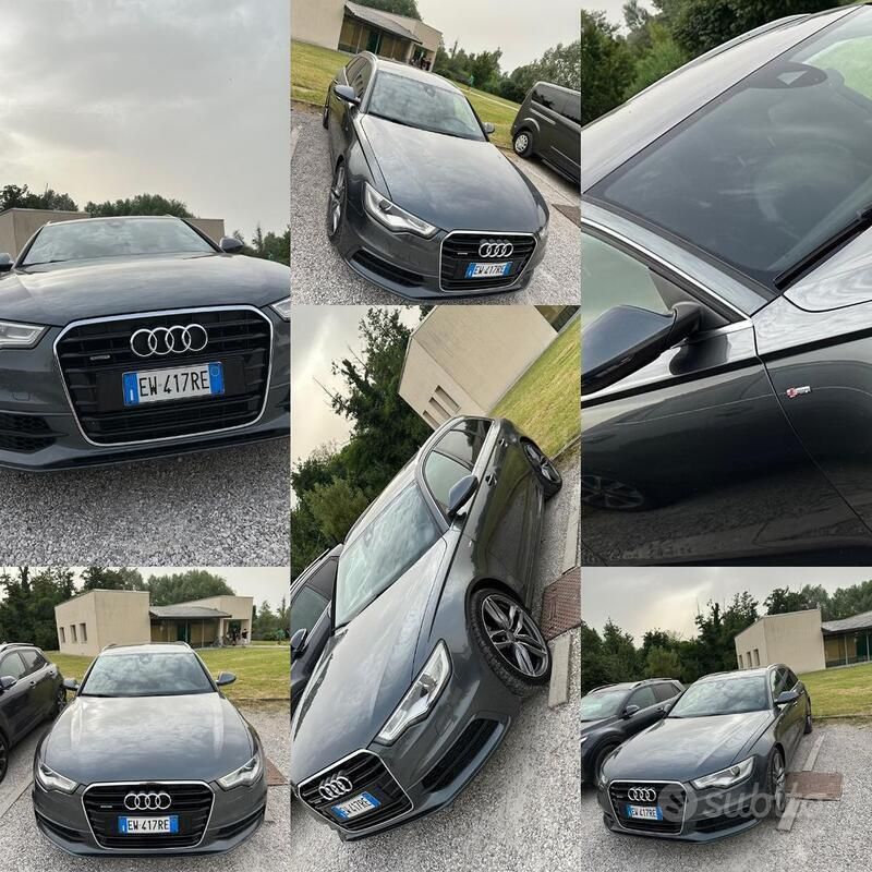 Grigio Usata 2014 Audi A6 Station wagon | 10.700 € (Buon prezzo) - Immagine 1/4