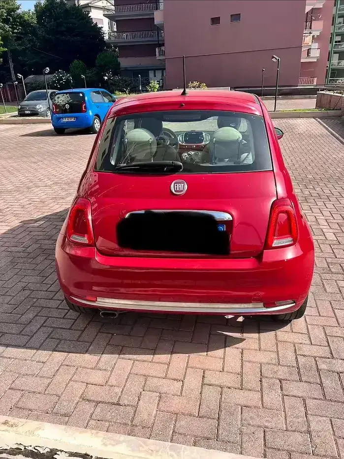 Usata Fiat 500 69 CV (50 kW) 2018 Rosso Berlina