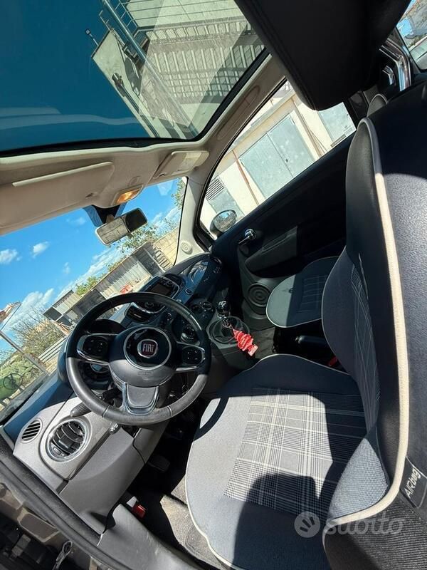 Usata Fiat 500 Lounge 69 CV (50 kW) 2017 Grigio Utilitaria