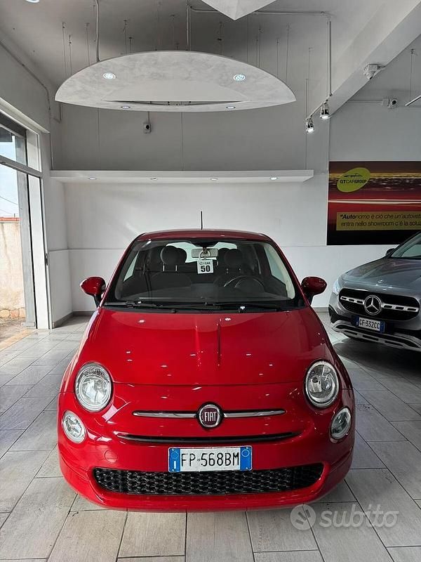 Usata Fiat 500 Lounge 69 CV (50 kW) 2018 Rosso Berlina