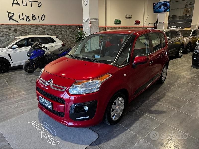 Usata Citroën C3 Picasso Attraction 95 CV (69 kW) 2013 Rosso Monovolume