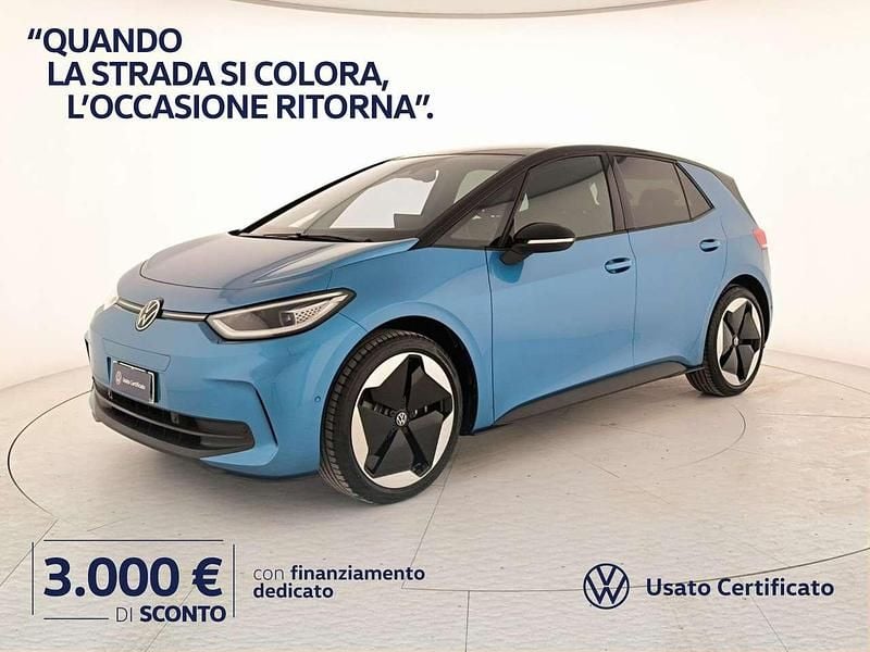 Nuova VW ID.3 Pro 69 kW (95 CV) 2026 Costa azul metallizzato nero Utilitaria