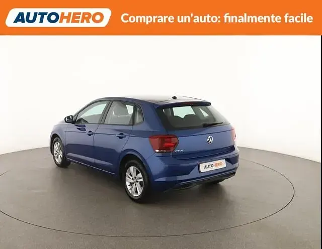 Usata VW Polo Comfortline 95 CV (69 kW) 2018 Blu Utilitaria