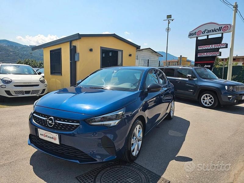 Usata Opel Corsa Elegance 75 CV (55 kW) 2021 Blu Utilitaria