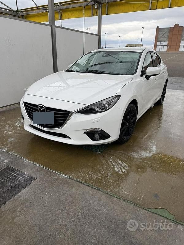 Usata Mazda 3 105 CV (77 kW) 2016 Bianco Berlina