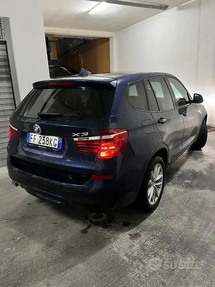 Usata BMW X3 xLine 190 CV (139 kW) 2016 Blu/azzurro SUV