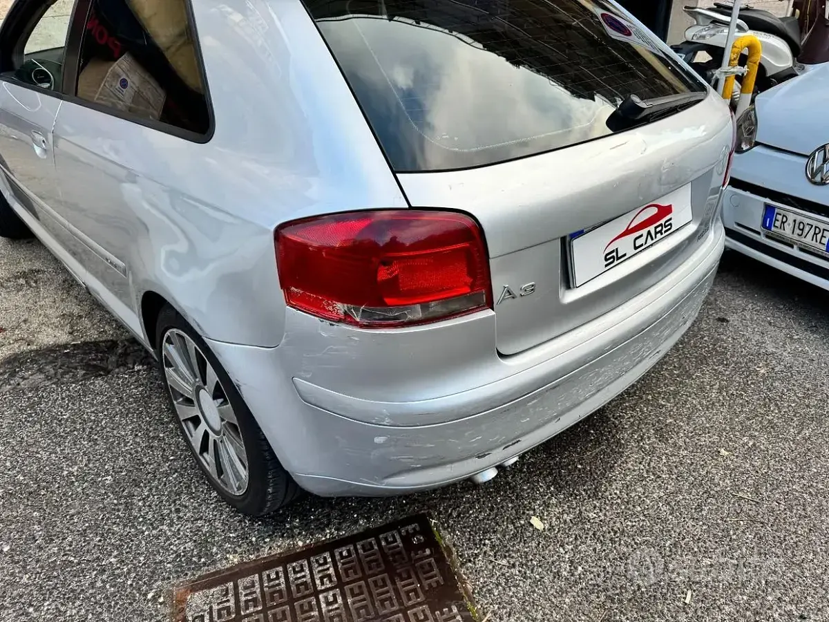 Usata Audi A3 Ambition 150 CV (110 kW) 2004 Grigio Utilitaria