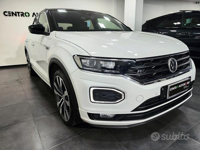 Usata VW T-Roc R-line 150 CV (110 kW) 2019 Bianco SUV