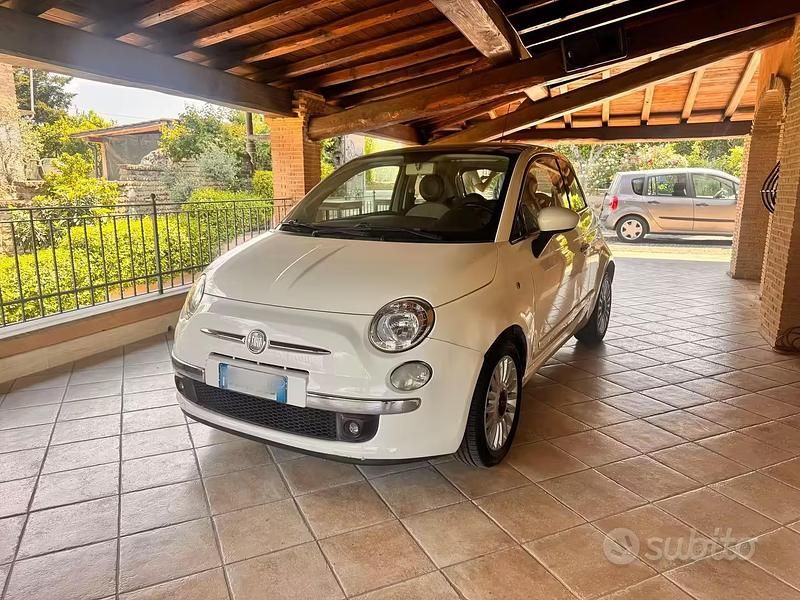 Usata Fiat 500 69 CV (50 kW) 2009 Bianco Cabrio