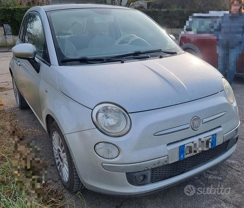 Usata Fiat 500 69 CV (50 kW) 2009 Grigio Cabrio