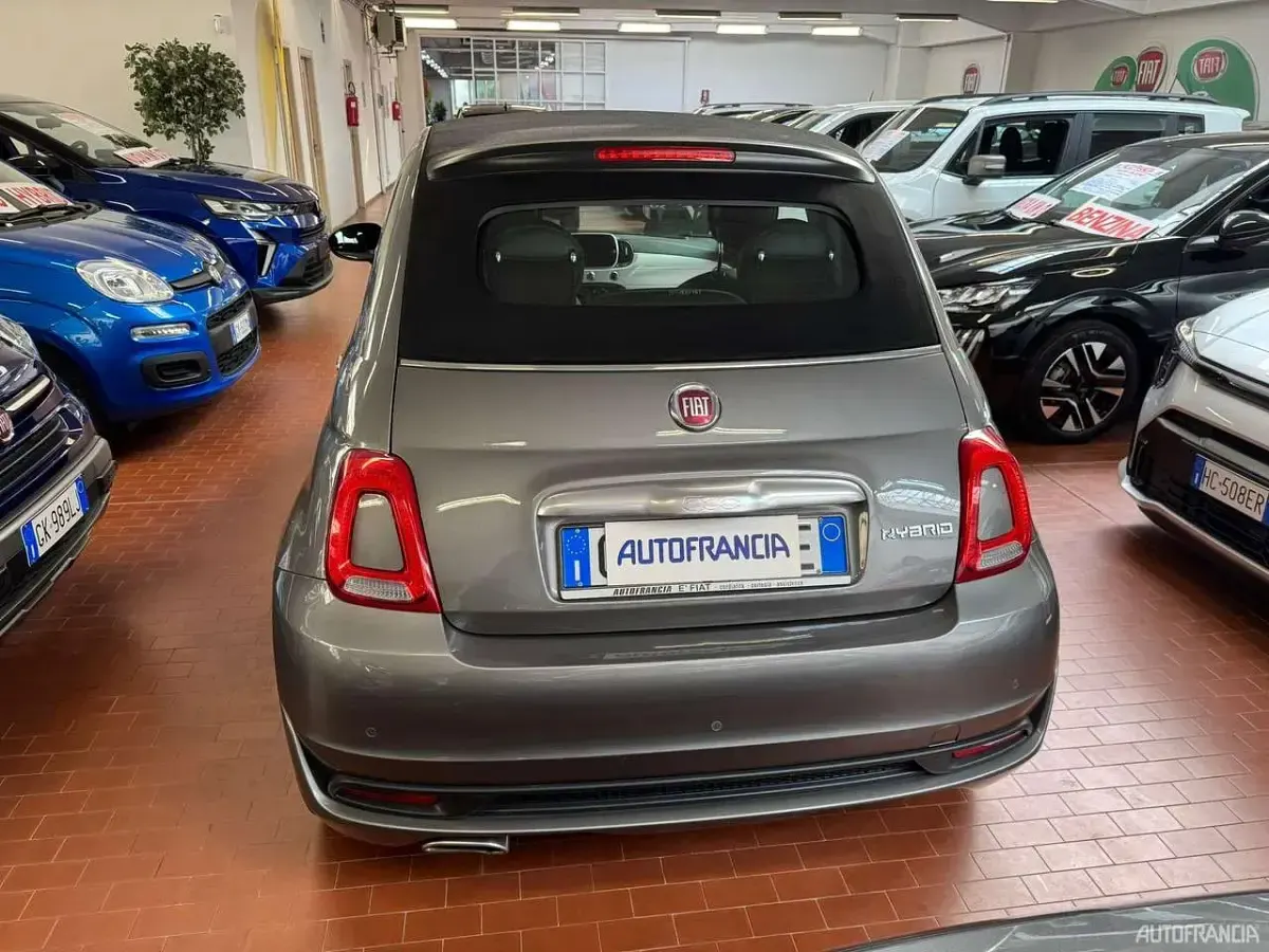 Usata Fiat 500C Connect 69 CV (50 kW) 2021 Grigio Cabrio