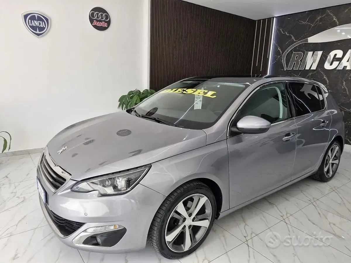 Usata Peugeot 308 GT-line 116 CV (85 kW) 2015 Grigio Berlina
