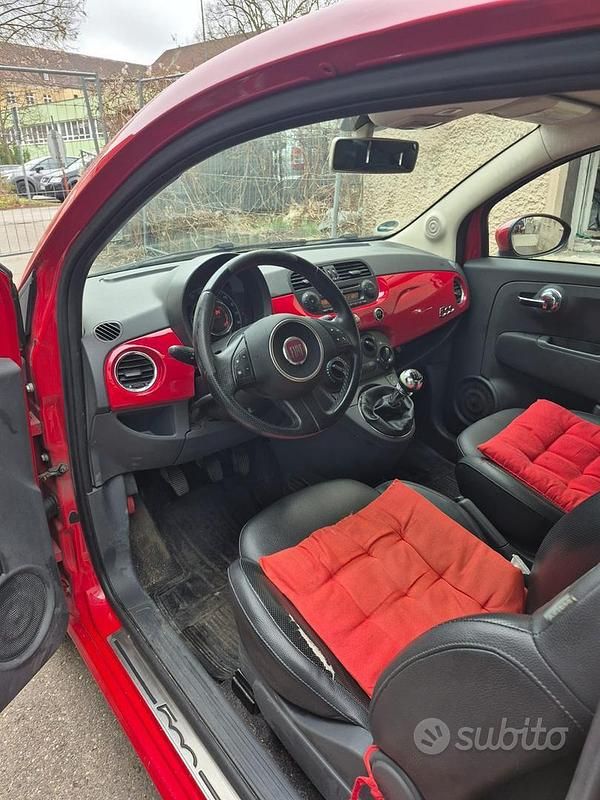 Usata Fiat 500 2008 Rosso Utilitaria