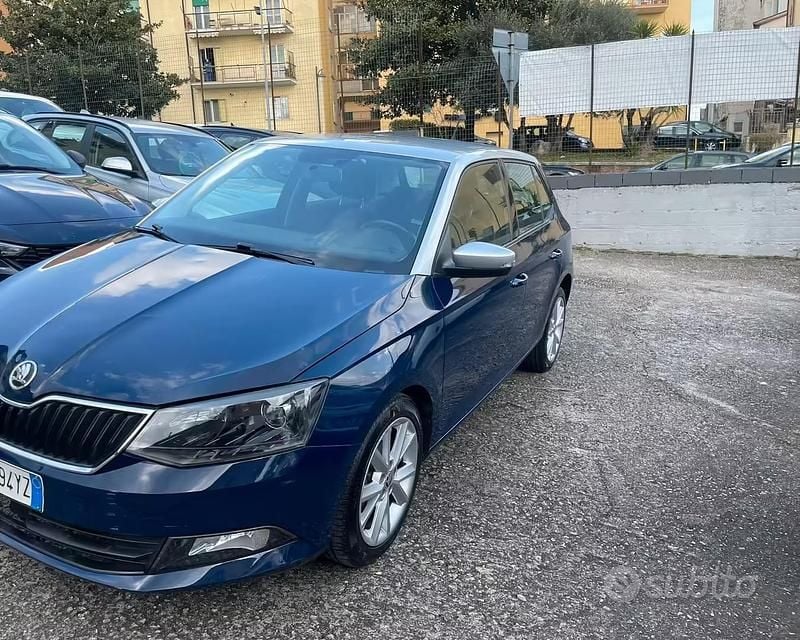 Usata Skoda Fabia 90 CV (66 kW) 2018 Blu Berlina