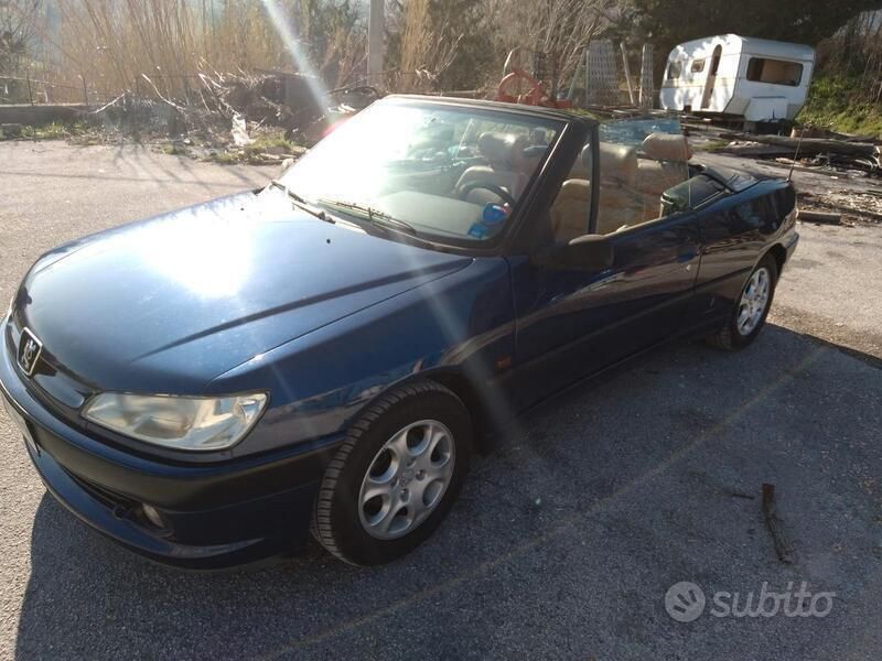 Blu Usata 1998 Peugeot 306 Cabriolet Cabrio | 4800 € - Immagine 1/4