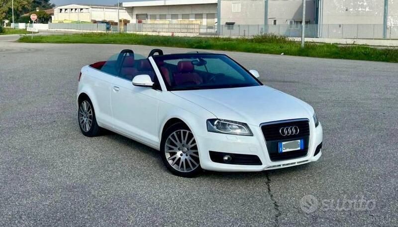 Usata Audi A3 Cabriolet 140 CV (102 kW) 2009 Bianco Cabrio