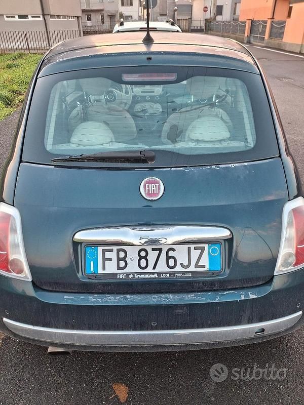 Usata Fiat 500 69 CV (50 kW) 2015 Blu Berlina