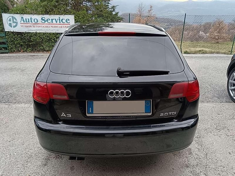 Usata Audi A3 S-line plus 140 CV (102 kW) 2007 Nero Utilitaria