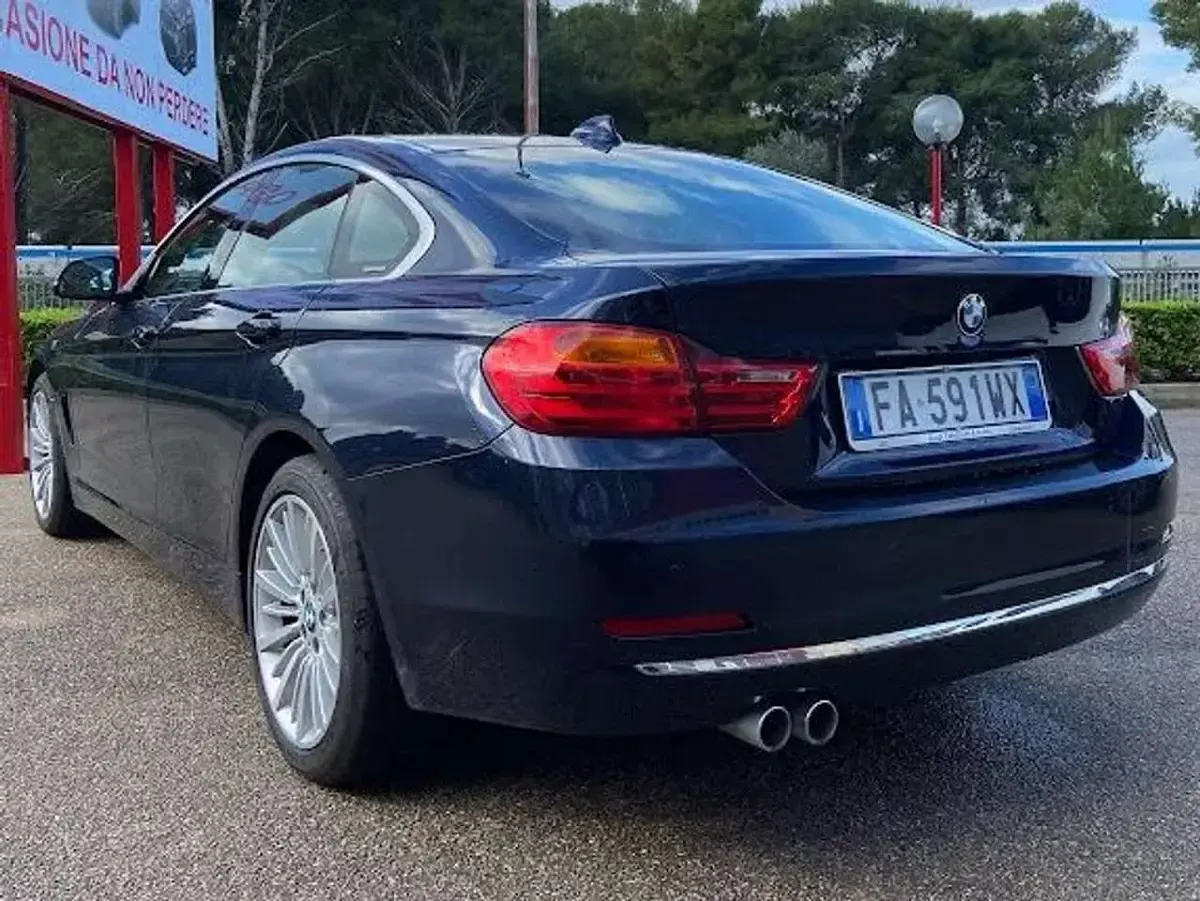 Usata BMW 420 Gran Coupé Luxury Line 190 CV (139 kW) 2015 Blu/azzurro Coupé
