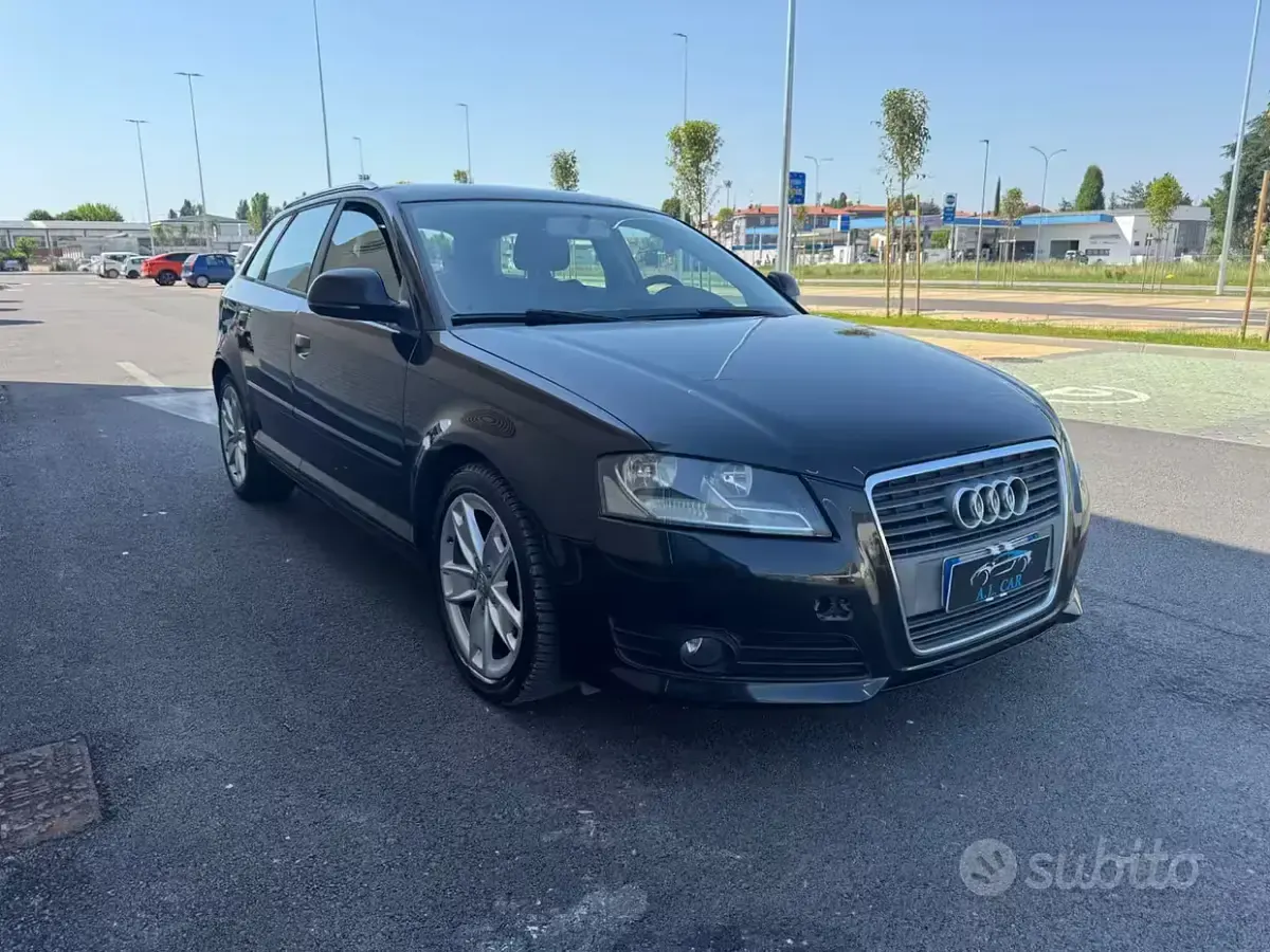 Usata Audi A3 Ambition 140 CV (102 kW) 2011 Nero Utilitaria