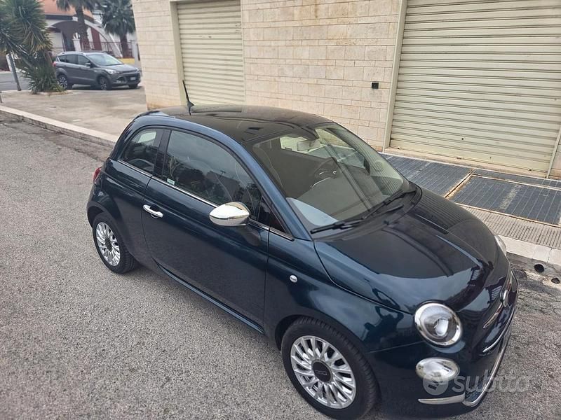 Usata Fiat 500 Lounge 70 CV (51 kW) 2017 Blu Utilitaria