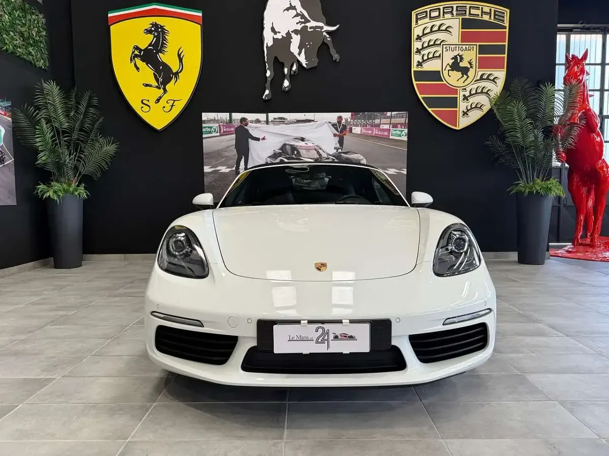 Usata Porsche 718 Boxster 300 CV (220 kW) 2016 Bianco carrara Cabrio