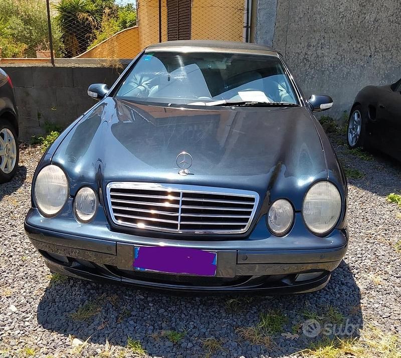 Usata Mercedes CLK230 Avantgarde 193 CV (141 kW) 2001 Blu Cabrio
